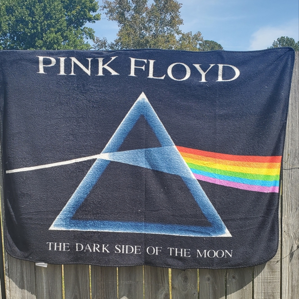 Pink Floyd The Dark Side Of The Moon Blanket Throw Vintage